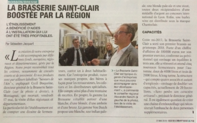 Vie de la brasserie Saint-Clair : revue de presse