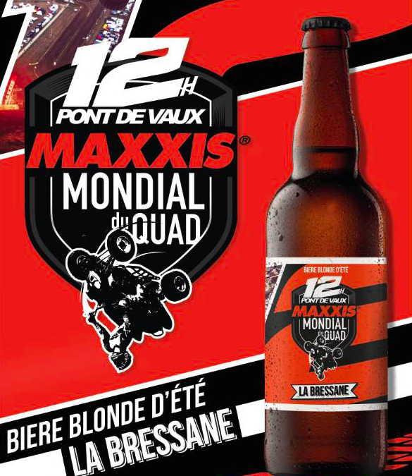 DÉCOUVREZ NOTRE BIÈRE LA BRESSANE SPÉCIALE POUR LE MONDIAL DU QUAD