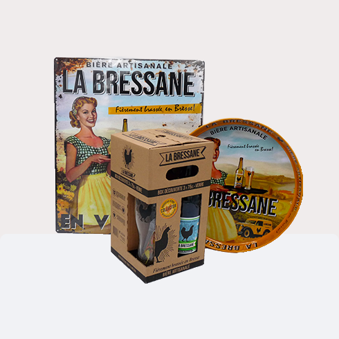 BIERE LA BRESSANE - PACK EN 75CL BIERE LA BRESSANE - PACK EN 75CL